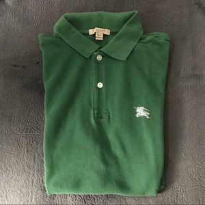 Burberry Green polo shirt
